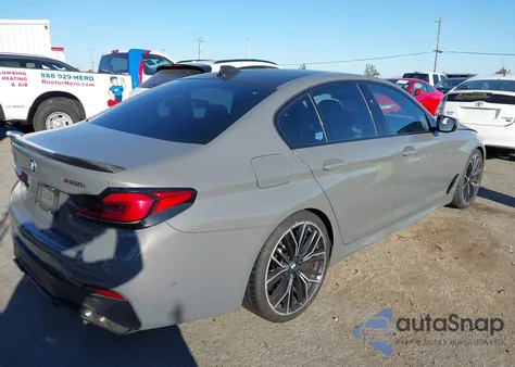 2021 BMW M550I xDrive из США, поврежденный, VIN WBA13BK06MCF12774